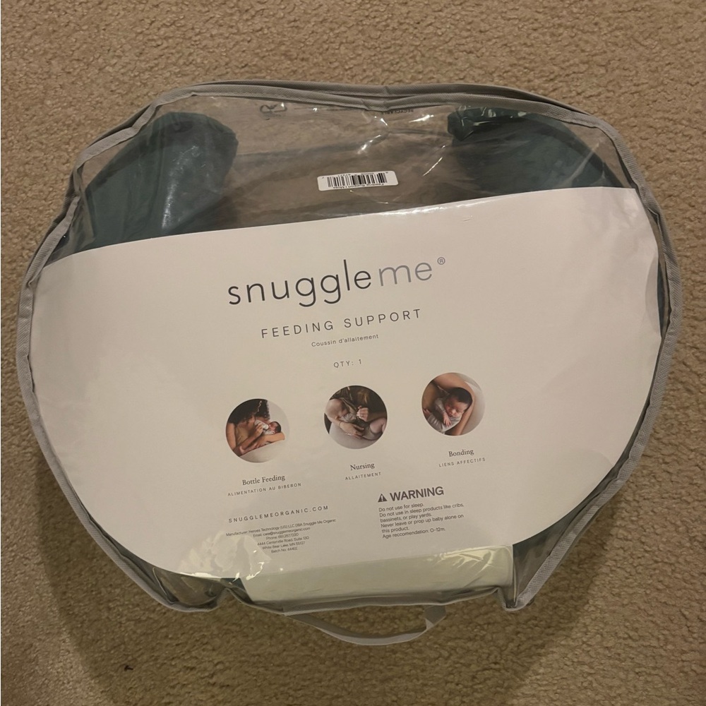 snuggleme Feeding Support Pillow - Dark Green